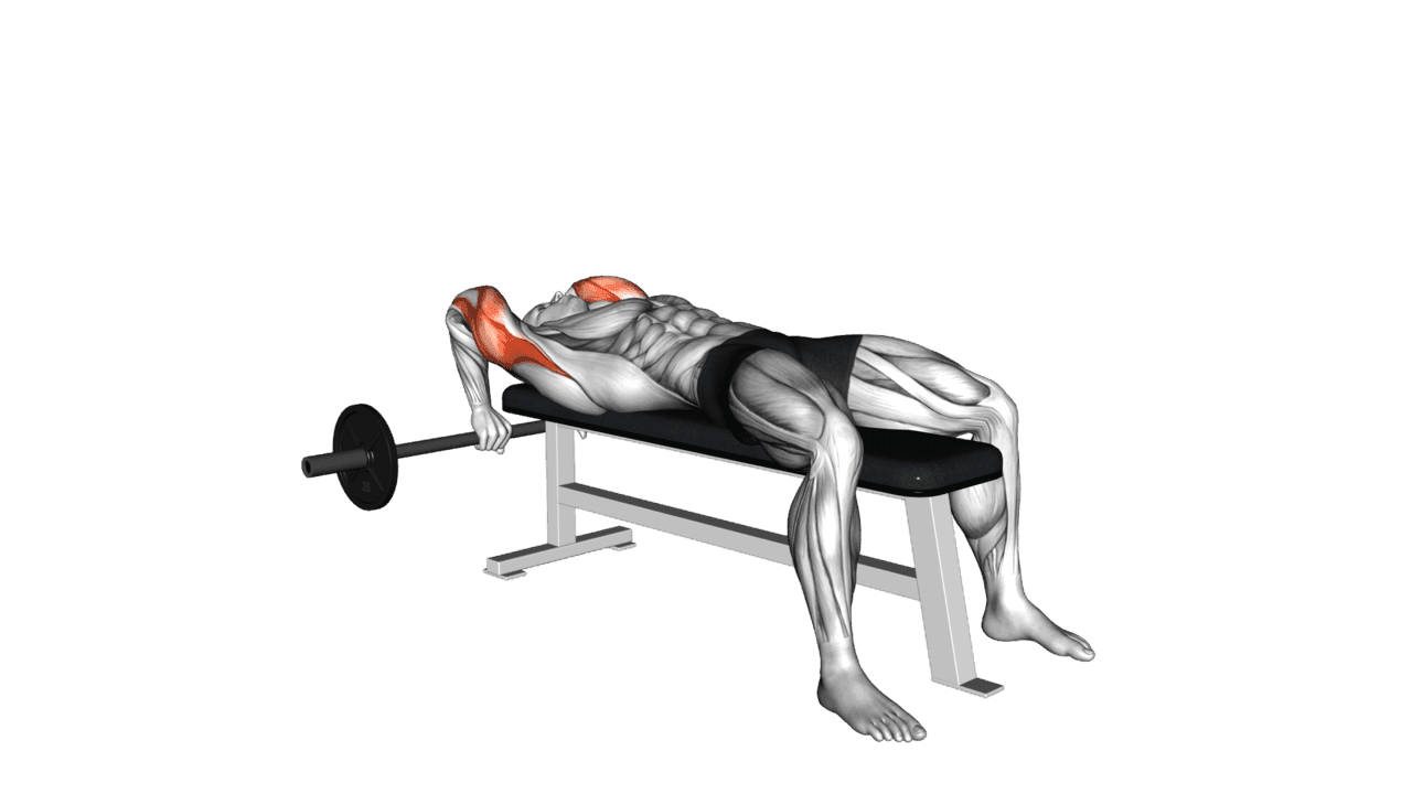Barbell Lying Close Grip Triceps Extension