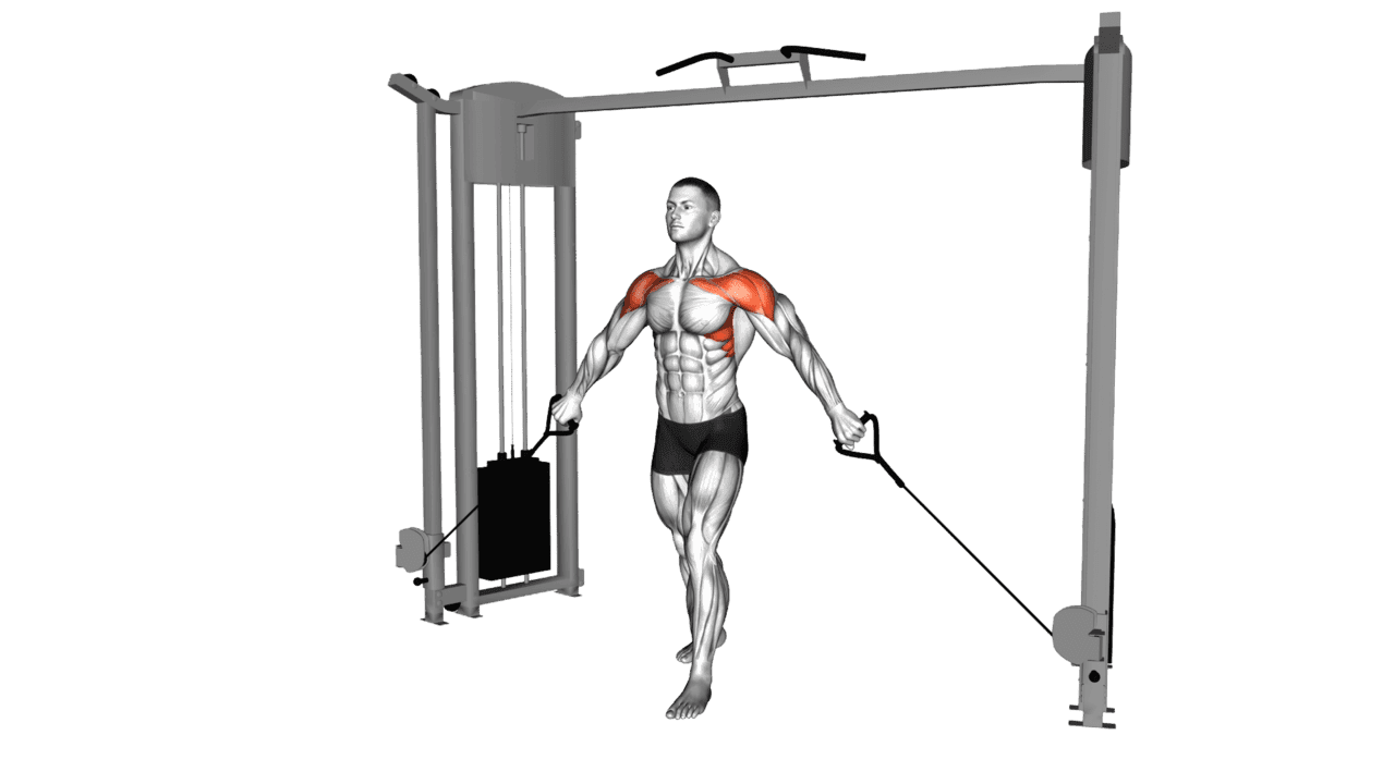Cable Front Shoulder Raise