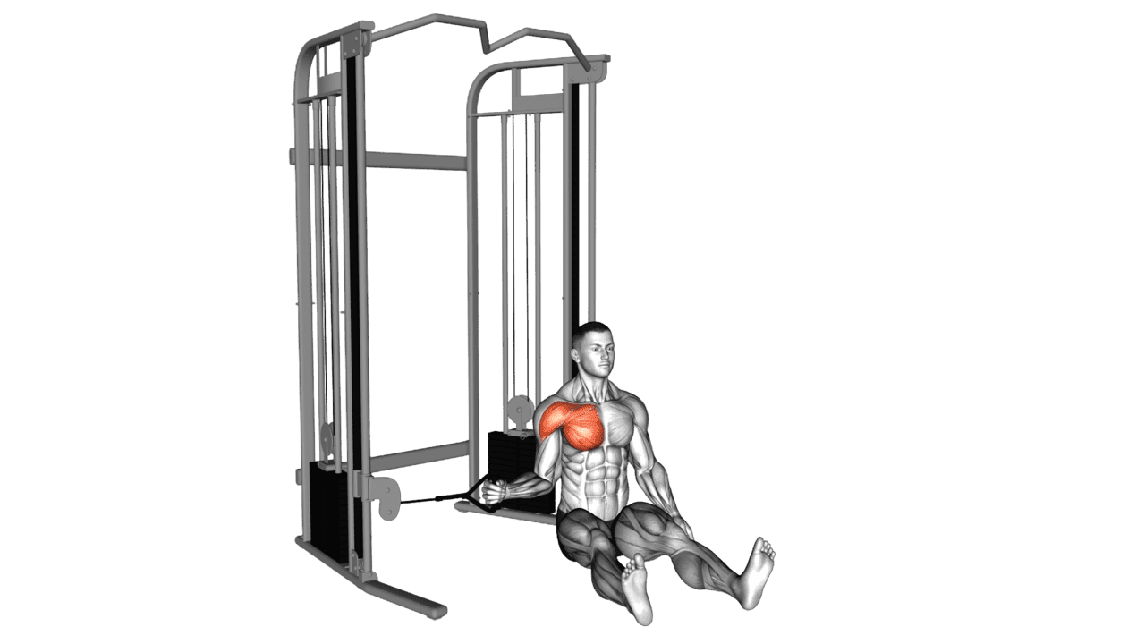 Cable Seated Shoulder Internal Rotation