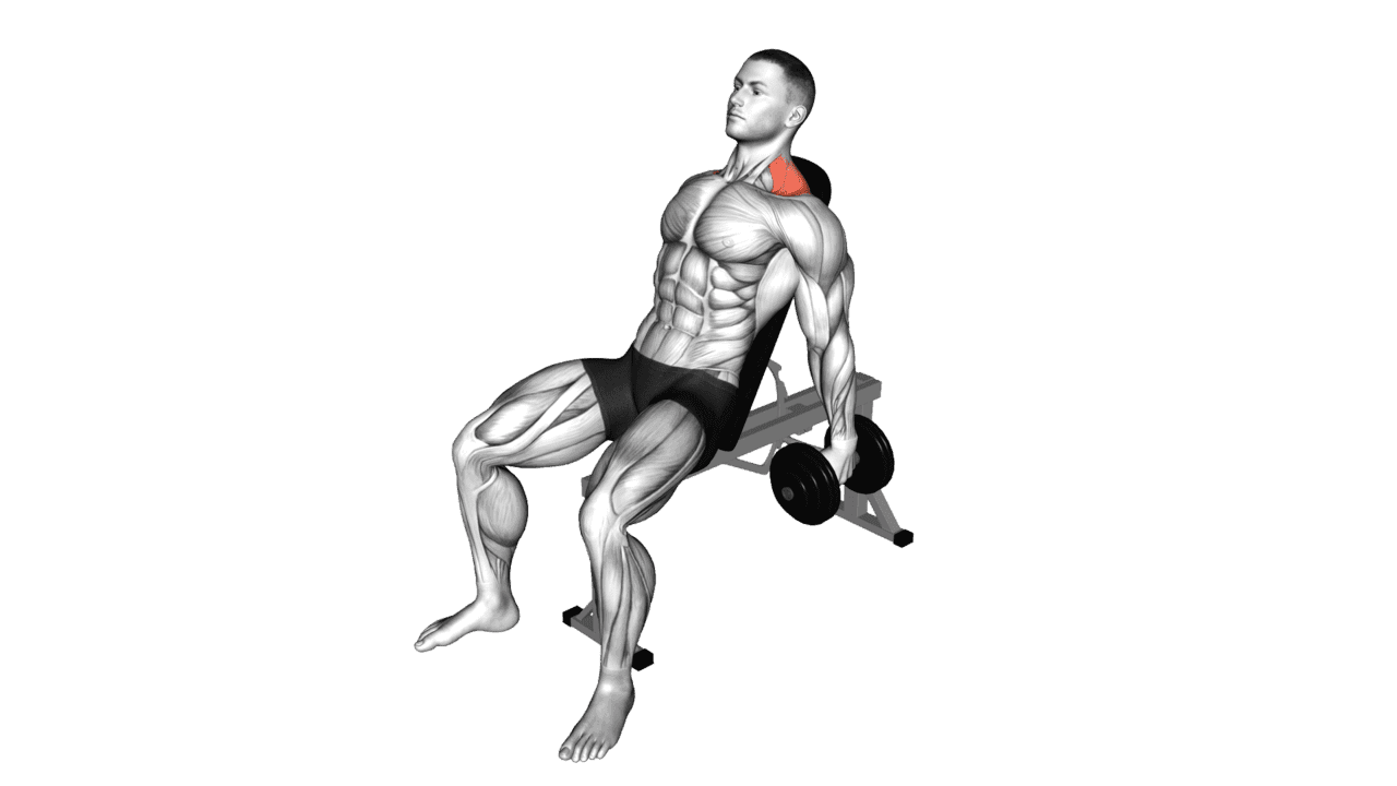 Dumbbell Incline Shrug