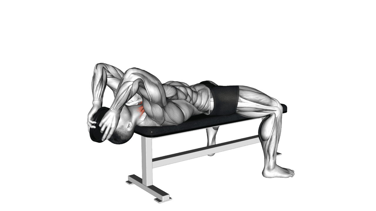 Weighted Lying Neck Flexion