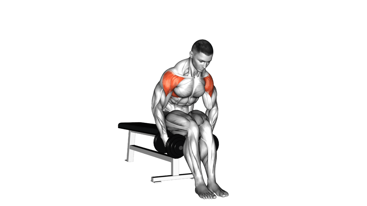 Dumbbell Seated Bent Arm Lateral Raise