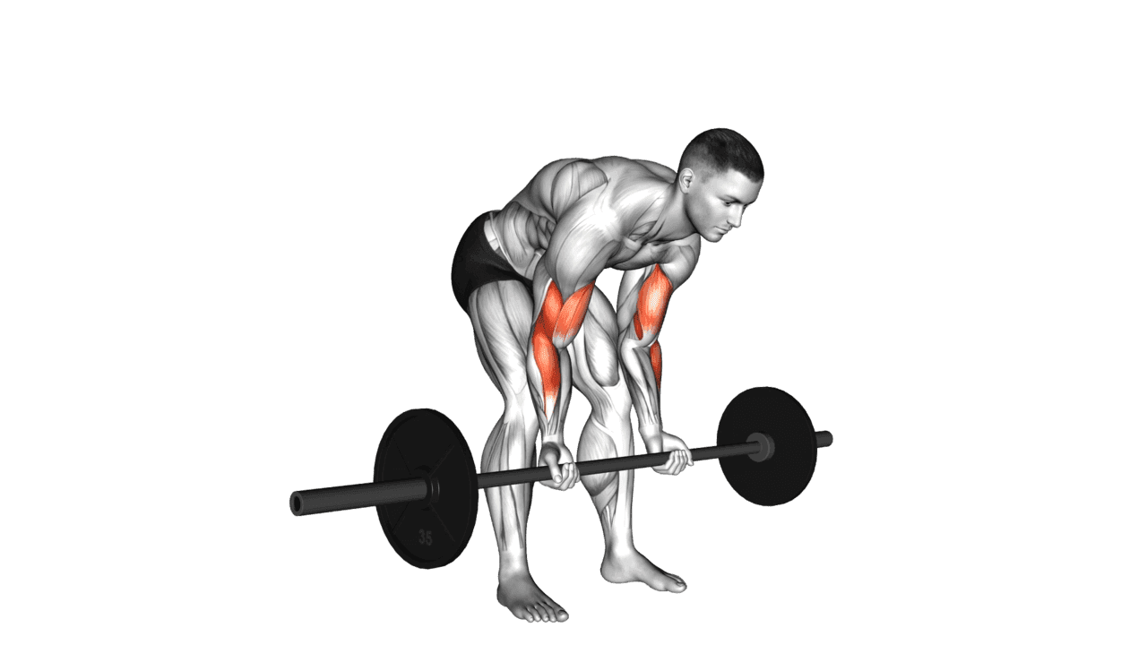 Barbell Standing Concentration Curl